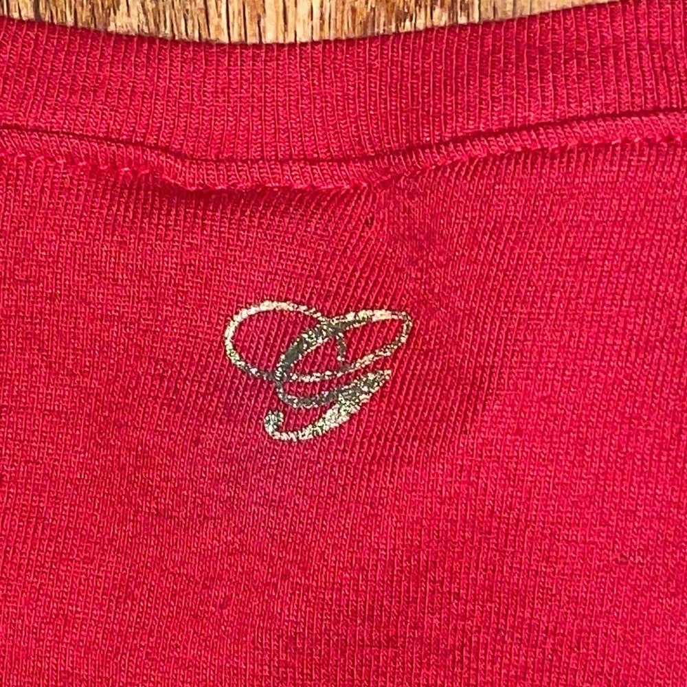 NEW Y2K Red Vintage 50 cent GUNIT logo Tee 1X 14 16 PLUS SIZE - Picture 6 of 13